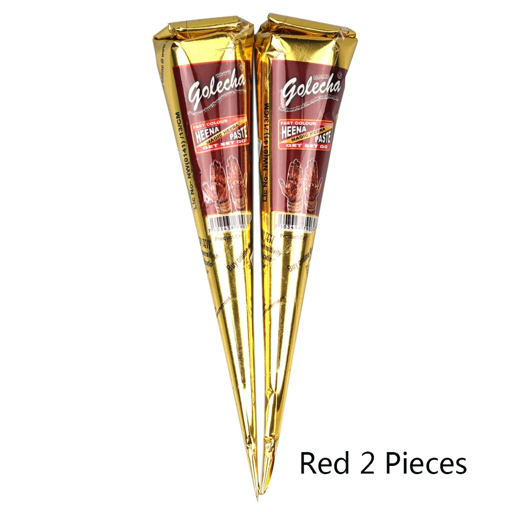 Golecha Color Henna Paste Cone - Henn&egrave; Per Tatuaggi E Body Art In