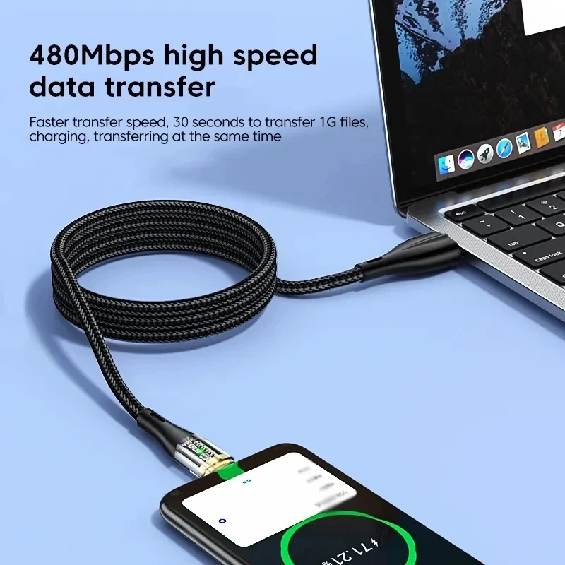 USB C Cable 120W Super Fast Charging Data Cord For Xiaomi 12 Redmi Note 11 Samsung S23 S22 Huawei Type-c Charger Cord
