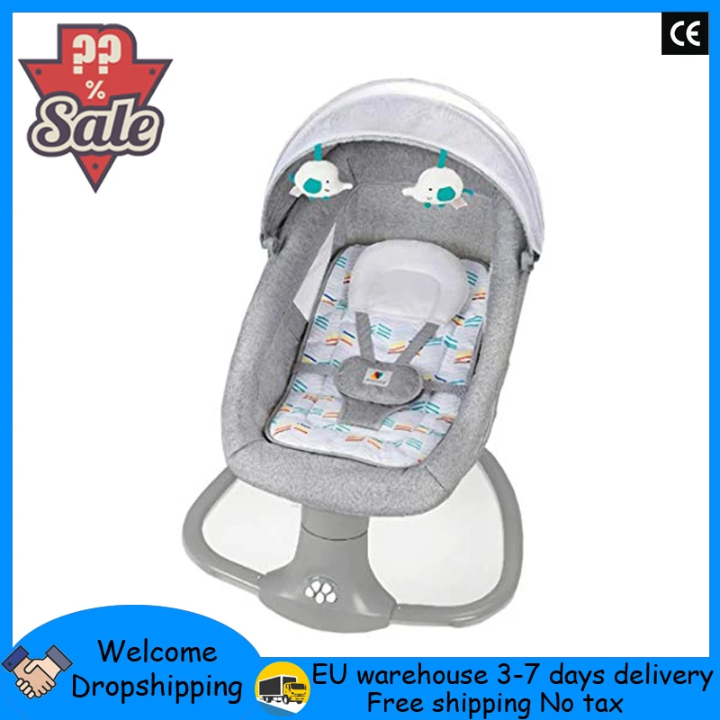 Rocking baby bed Electric cradle for newborn baby Electric baby rocking ...