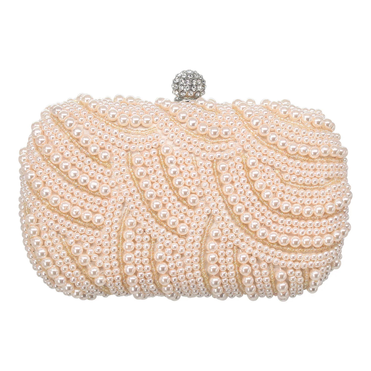 

2024 New Women‘s Bag Pearl Embroidered Ladies Shoulder Bag Fashion Dinner Clutch Luxury Box Bag For Women