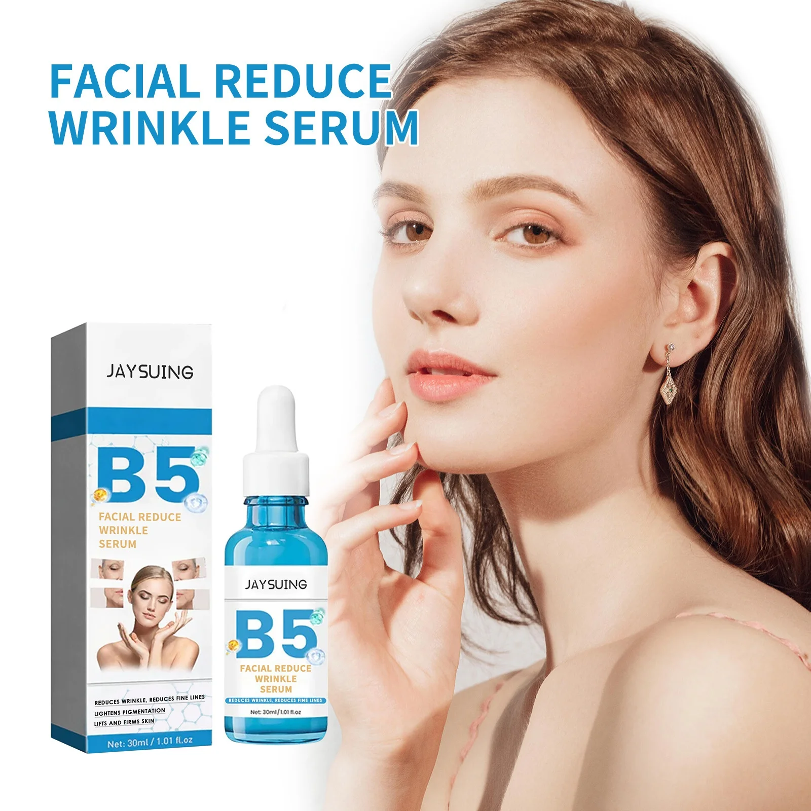 B5 Anti Wrinkle Serum Hydrating Lightening Smooth Fine Lines Tightening Whiten Moisturizing Lifting Firming Delay Ag-ing Essence 6