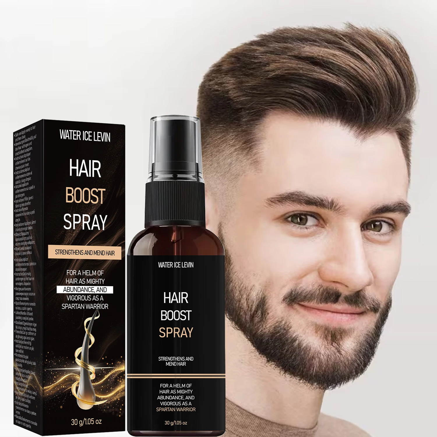 Hair Boost Spray, Strengthens & Repairs Biotin, Keratin Hyaluronic Acid Healthy