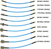 RTL-SDR Blog Semi-Rigid RG402 SMA Antenna Adapter Set 1