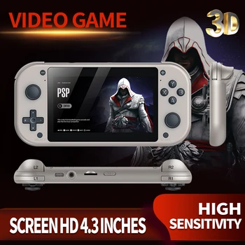 BOYHOM M17 Retro Handheld Video Game Console Open Source Linux System 4.3 Inch IPS Screen Portable Pocket Video Player 64GB 1