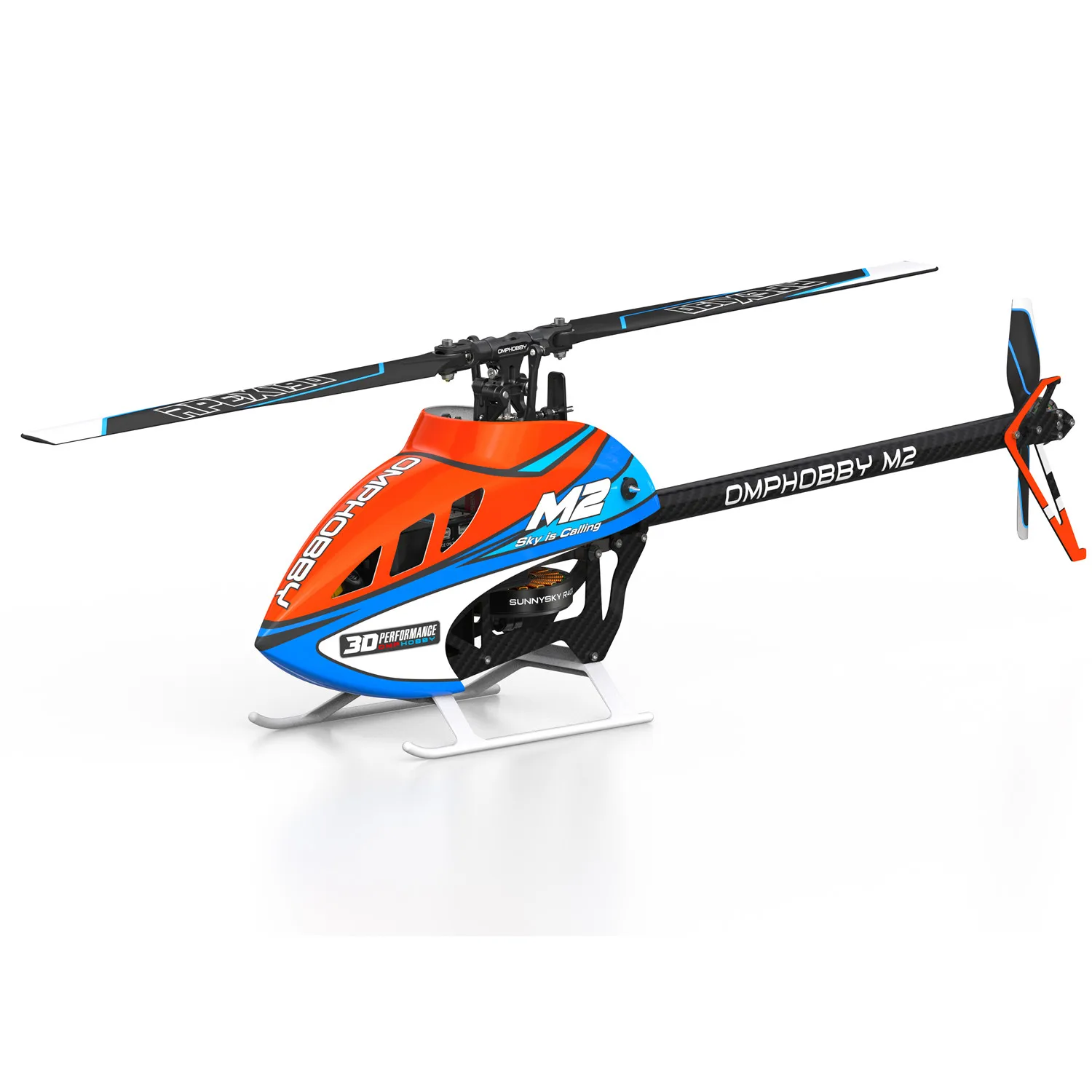 OMPHOBBY 3D RC ヘリコプター M2 V3 PRO ARTF 送信機と受信機なし
