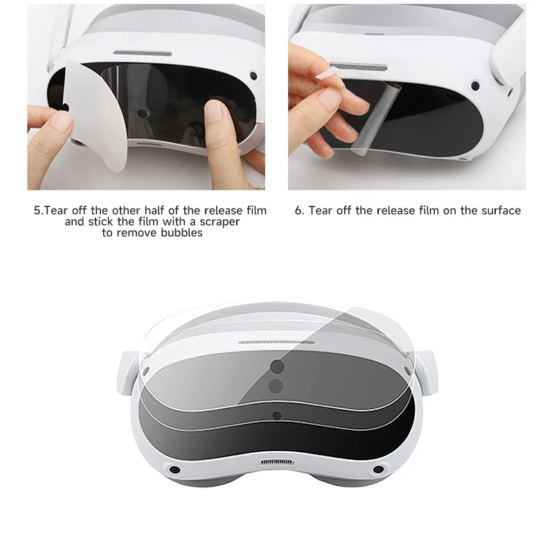 vr óculos cabeça filme headwear hd anti-risco