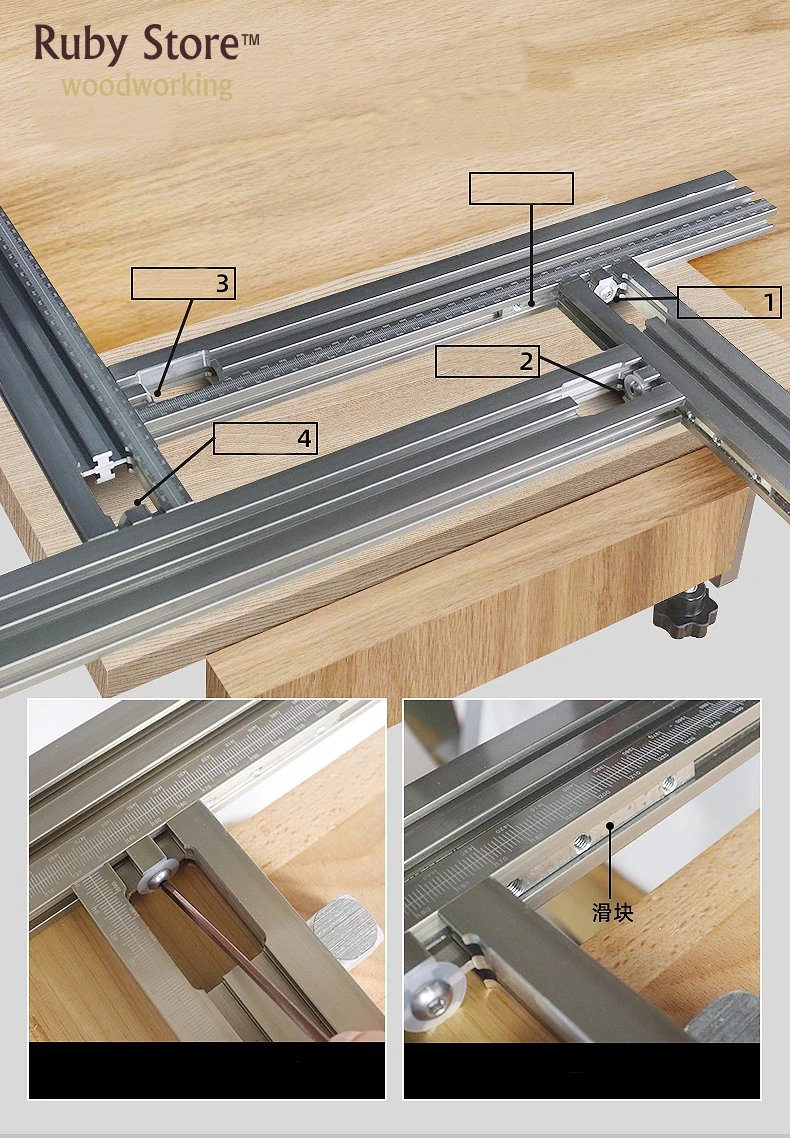 Vintage EAGLE TOOL CO. 9 pcs Router Template Guide Set (Part# RM9) 