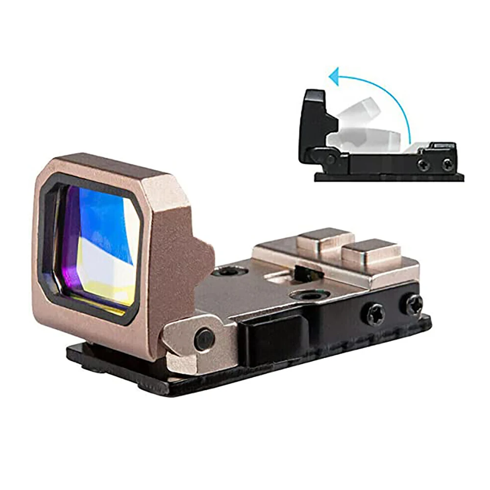 

Flip Up Red Dot Sight Reflex Scope, Tactical Pistol, 1913 Mount, Folding Rifle Scopes, New