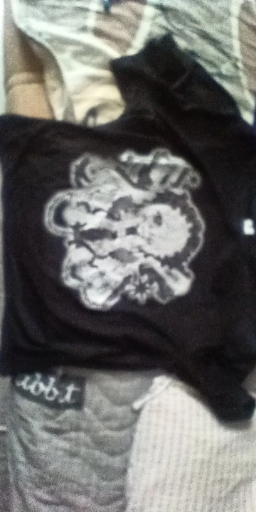 Loose Black T-Shirt - Animecore Aesthetic photo review