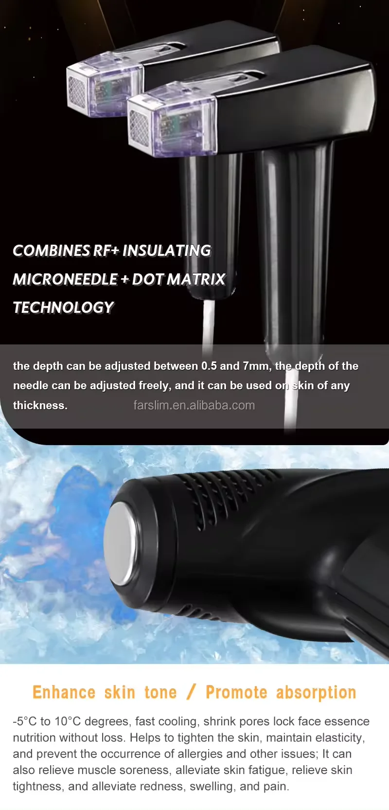 Description Picture 3 of item3 in 1 Remove wrinkles machine skin care With ice hammer