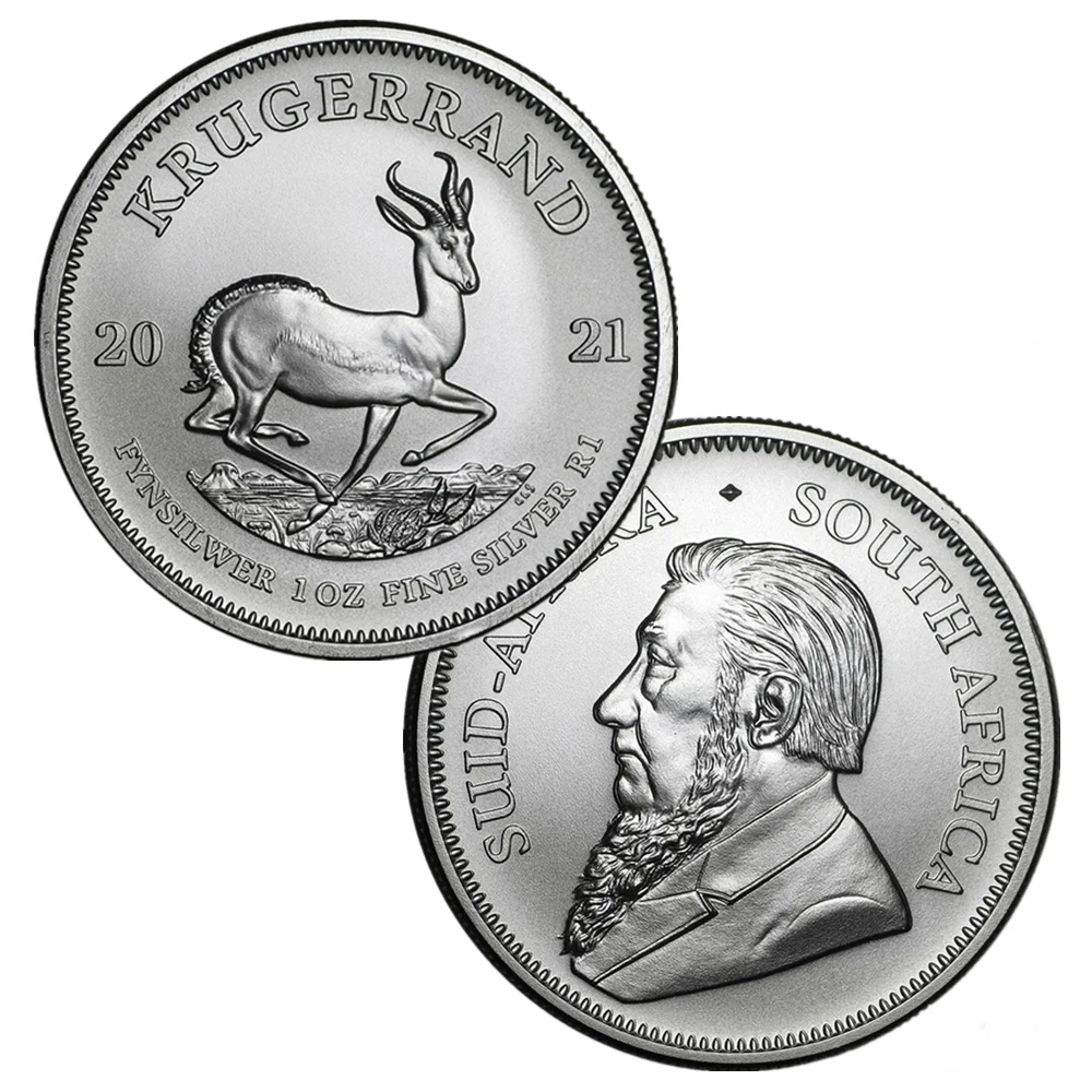 

2021 1 oz South African Silver Krugerrand Coin