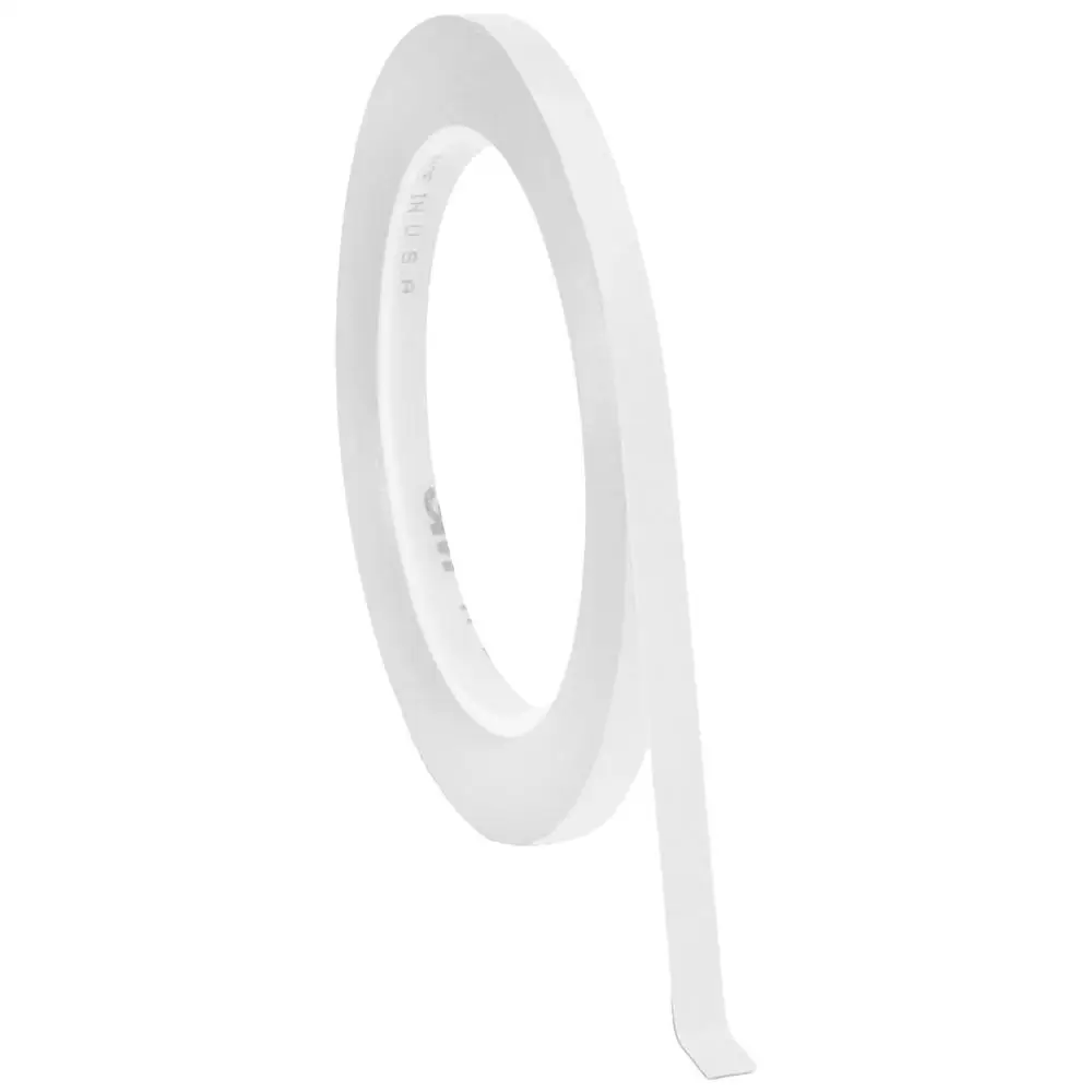 Cinta blanca vinil 3mm precisa, MXVTI, Blanco, Rollo 66m, 3mm Grosor, Vinil.