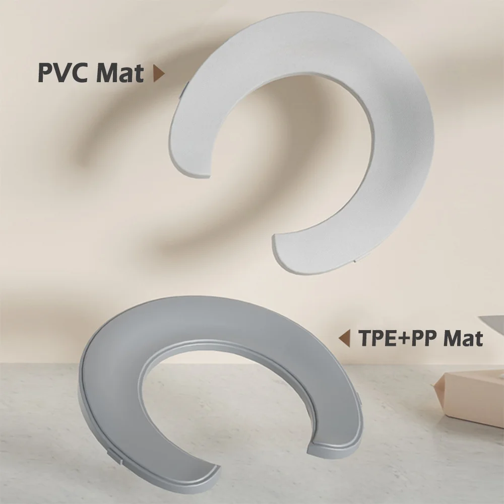 Toilet Seat for Children Potty Training Seat with Anti-Slip Pads Baby Toilet Trainer with Splash Guard for Kids No Installation 2
