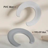 Toilet Seat for Children Potty Training Seat with Anti-Slip Pads Baby Toilet Trainer with Splash Guard for Kids No Installation 2