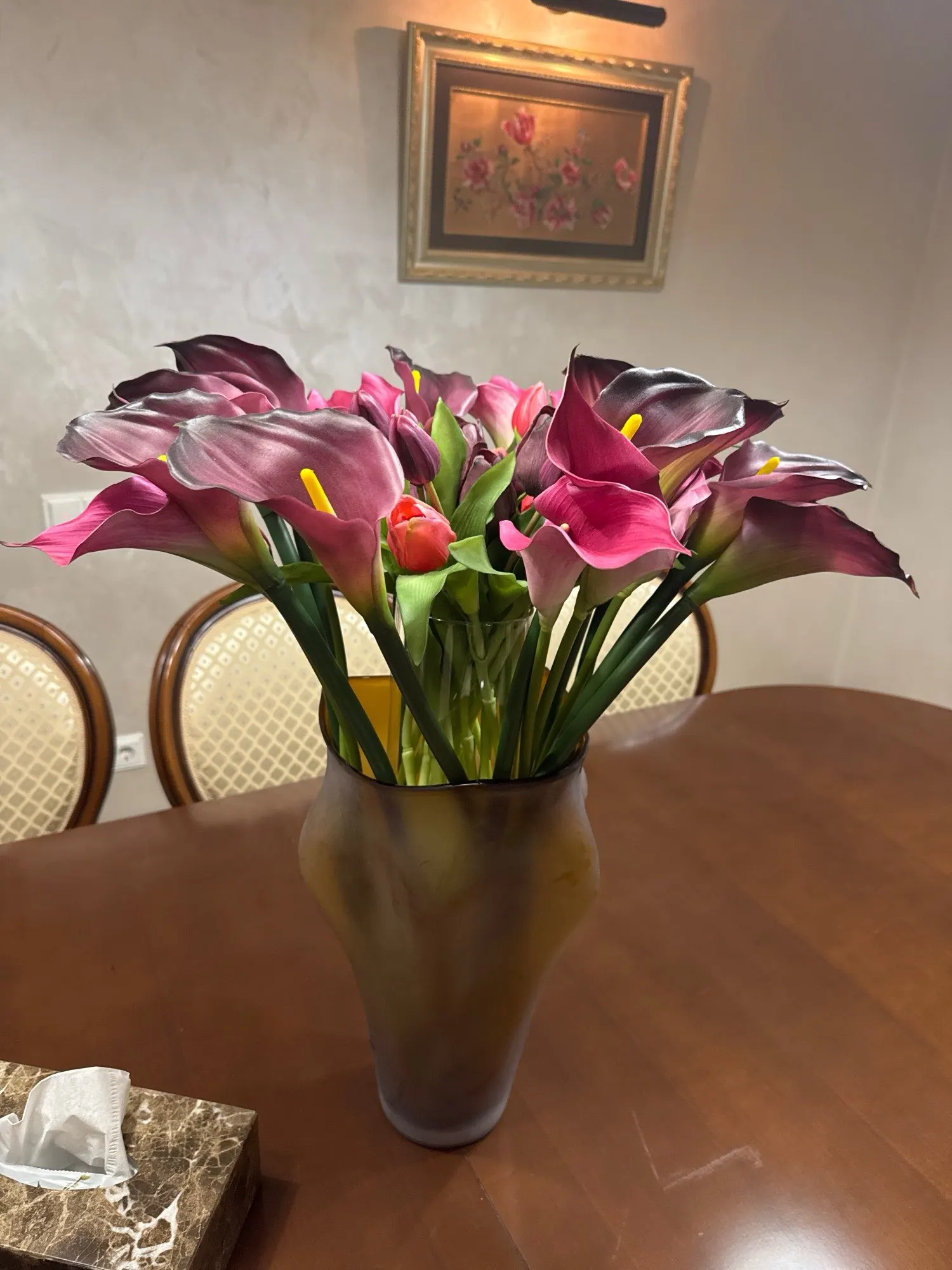 Atificial EVA Callalily Flower 3PCS photo review