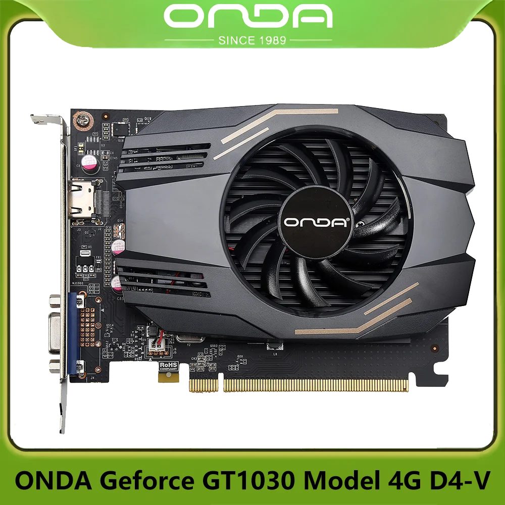 ONDA Geforce GT1030, modelo 4G, DDR4 V, tarjeta gráfica para ...