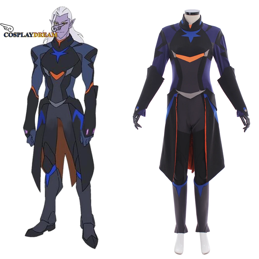 

Anime Voltron: Legendary Defender Prince Lotor Cosplay Costume Fancy Dress Halloween Party Outfit Prince Lotor Costume