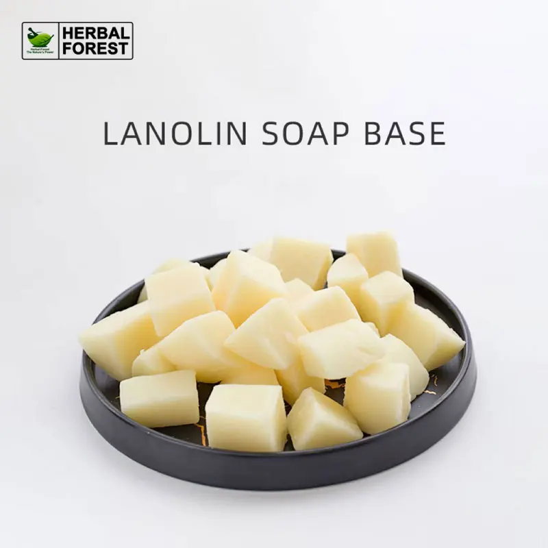 Pure Natural Lanolin Soap Base Raw Material For Soap Making Melt And