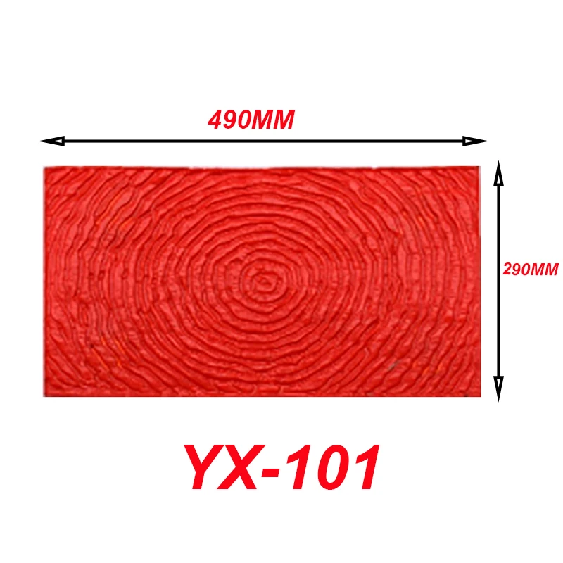 Imitation Wood Embossing Floor Stamping Material PU Concrete mold art color DIY printing ground can be cement mould MYFS Garden
