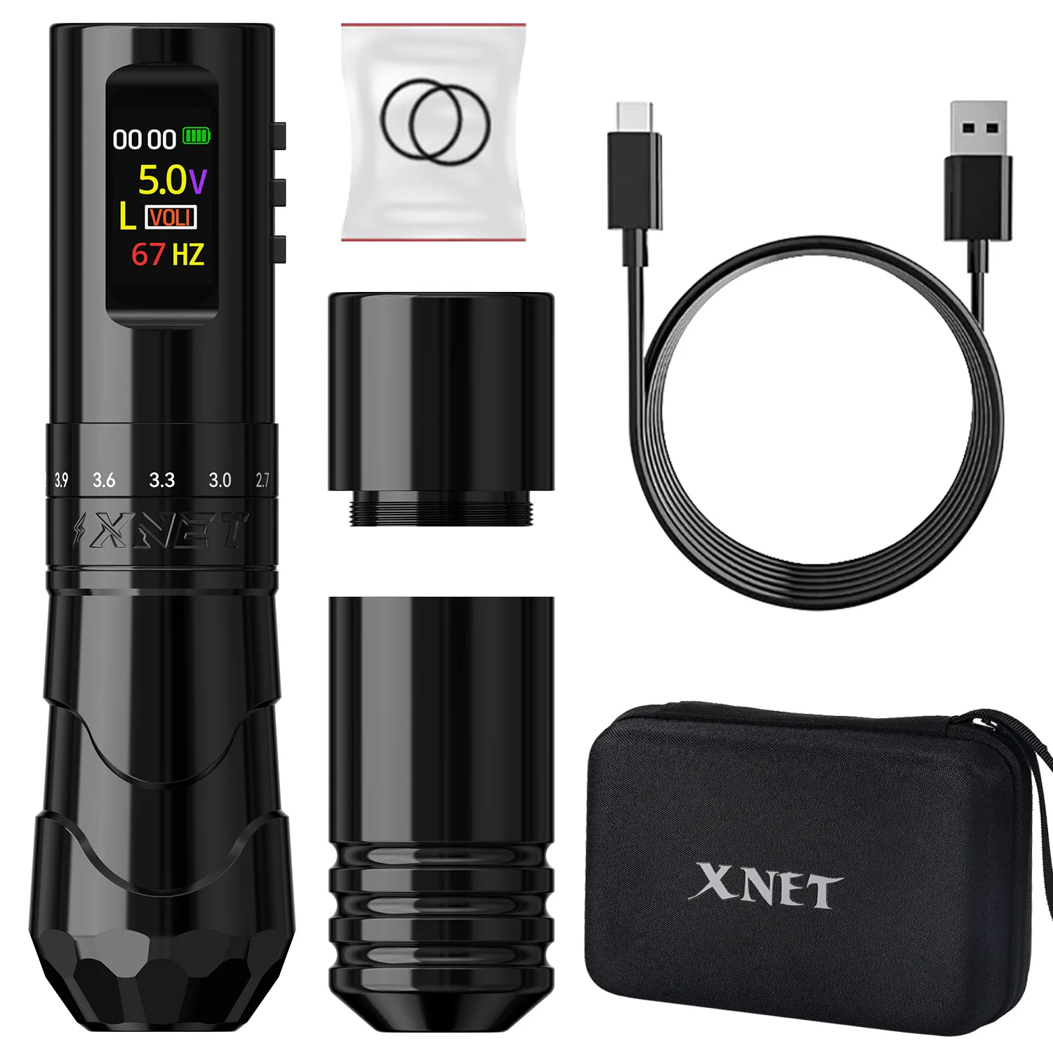 X net ワイヤレスタトゥーマシン　Wireless tattoo pen Xnet-プロのワイヤレスタトゥーマシン,調整可能なストロークペン