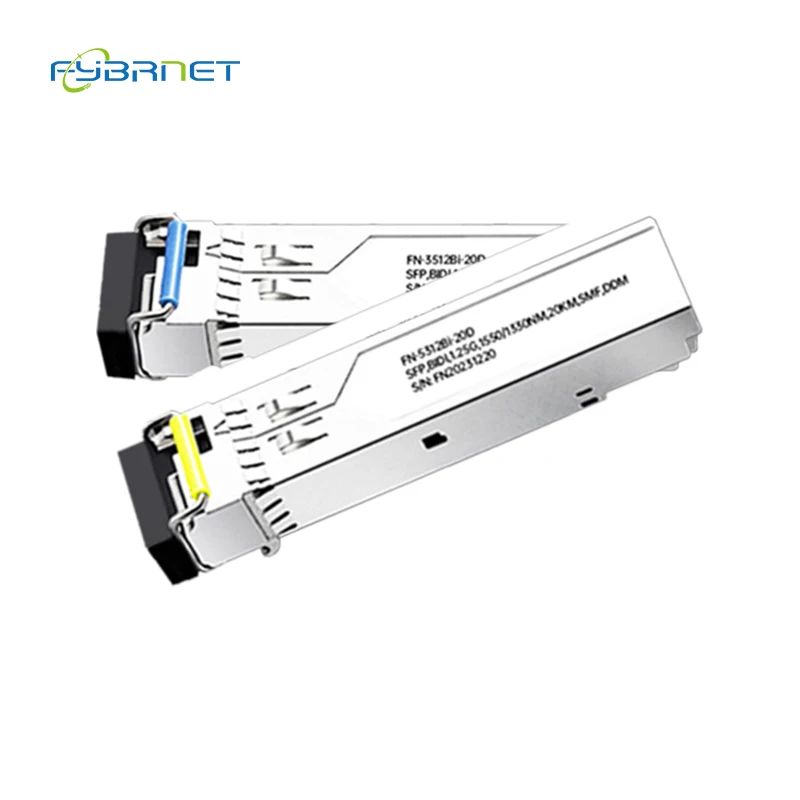 LC Simplex Connector Transceiver SFP Module Single Mode Single Fiber Optical 1310nm/1550nm Ethernet Compatible with Cisco