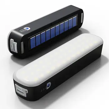 태양열 충전식 캠핑 랜턴, 보조베터리 3 가지 조명 모드 LED 랜턴, 자석 텐트 조명, 강력한 작업 램프 차고, 4800mAh