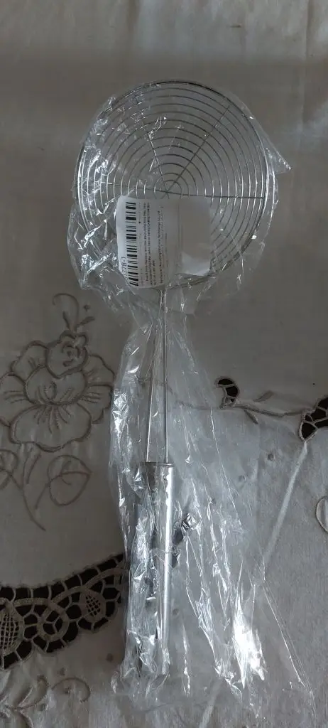 3 Size Set Stainless Steel Colander Household Noodle Dumpling Hot Pot Filter Screen Pearl Line Drain Large Fried Strainer photo review