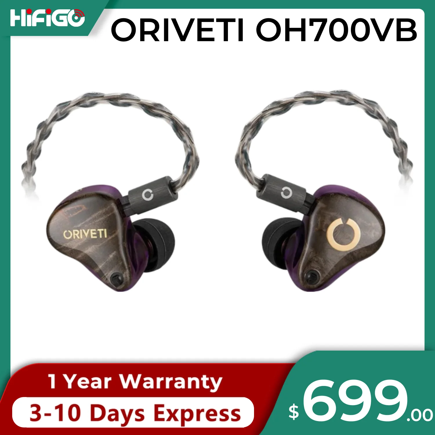 イヤホン ORIVETI OH700VB ORIVETI(オリベッティ) OH700VB 有線イヤホン : AB-Next - 通販
