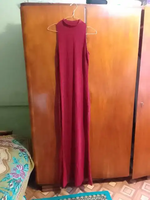 Sequin Sleeveless Maxi Dress