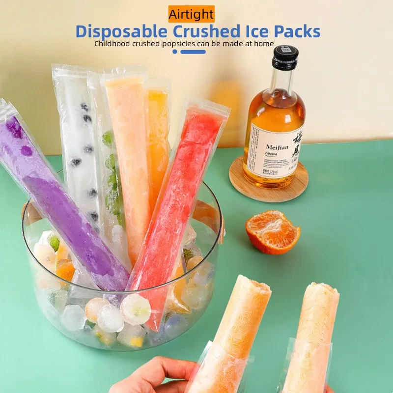 Disposable Stick Ice Bag Diy Ice Pop Bags For Yogurt Ice Otter Pops