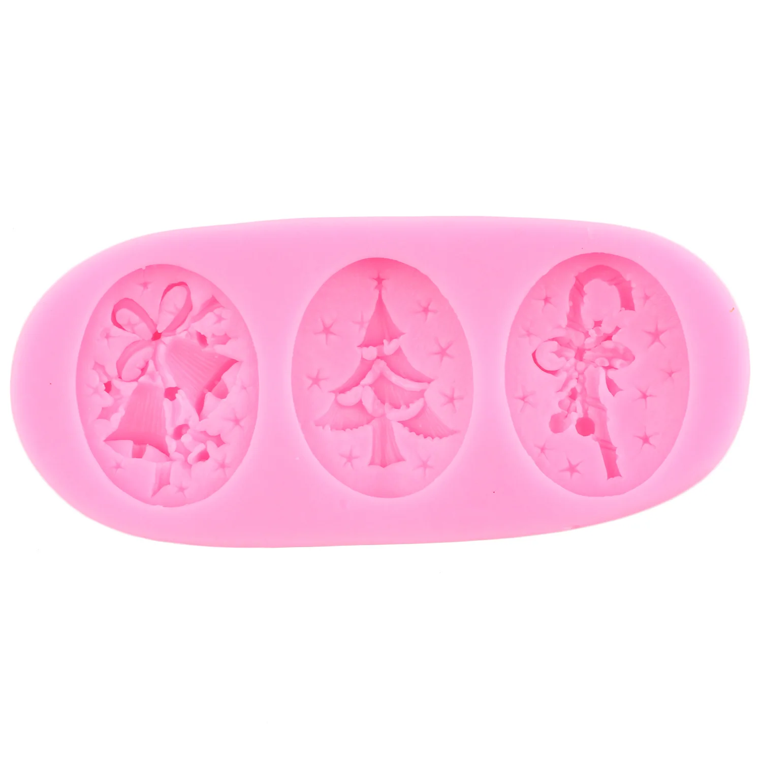 Stampo In Silicone Per Candele E Decorazioni Natalizie, Set Di 3 Pezzi