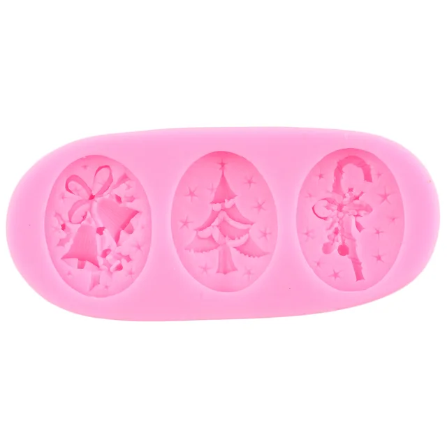 Karácsonyfa Hószilikon Penész Fenyő Kúpok Fondant Torta Díszítő Szerszámok Szarvas Csokoládé Gumpast Cukorkapenék - Image 4