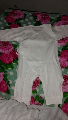 Cotton Infant Romper Print Breathable Easy-Care Spring Wear 0-6M photo review