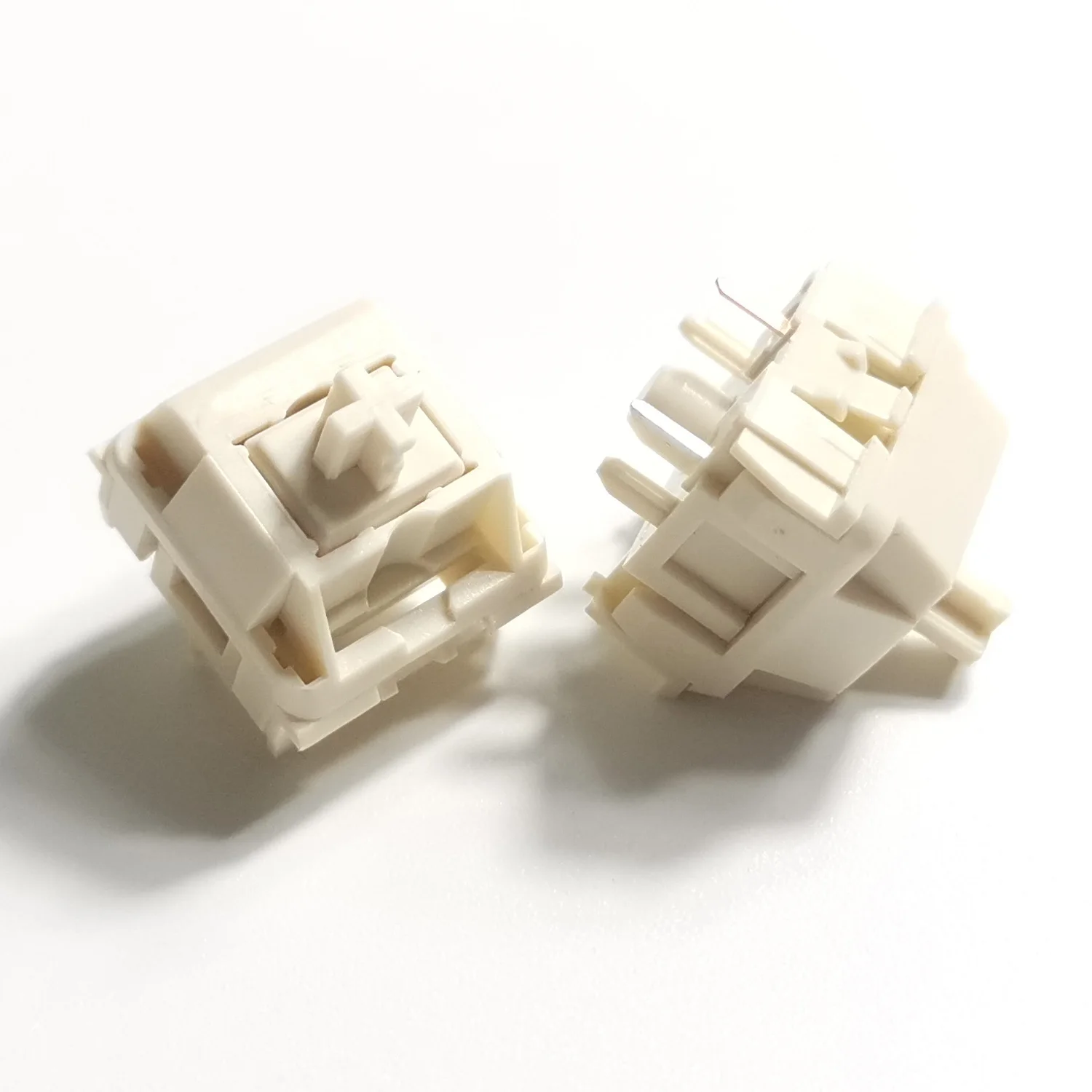 Interruptor Linear do Teclado Mecânico Pom Completo Interruptores Lineares para Kit de Teclado Mmd Creme v4 Pinos 45g Tm980 Tm680 Gk61 - Imagem 5