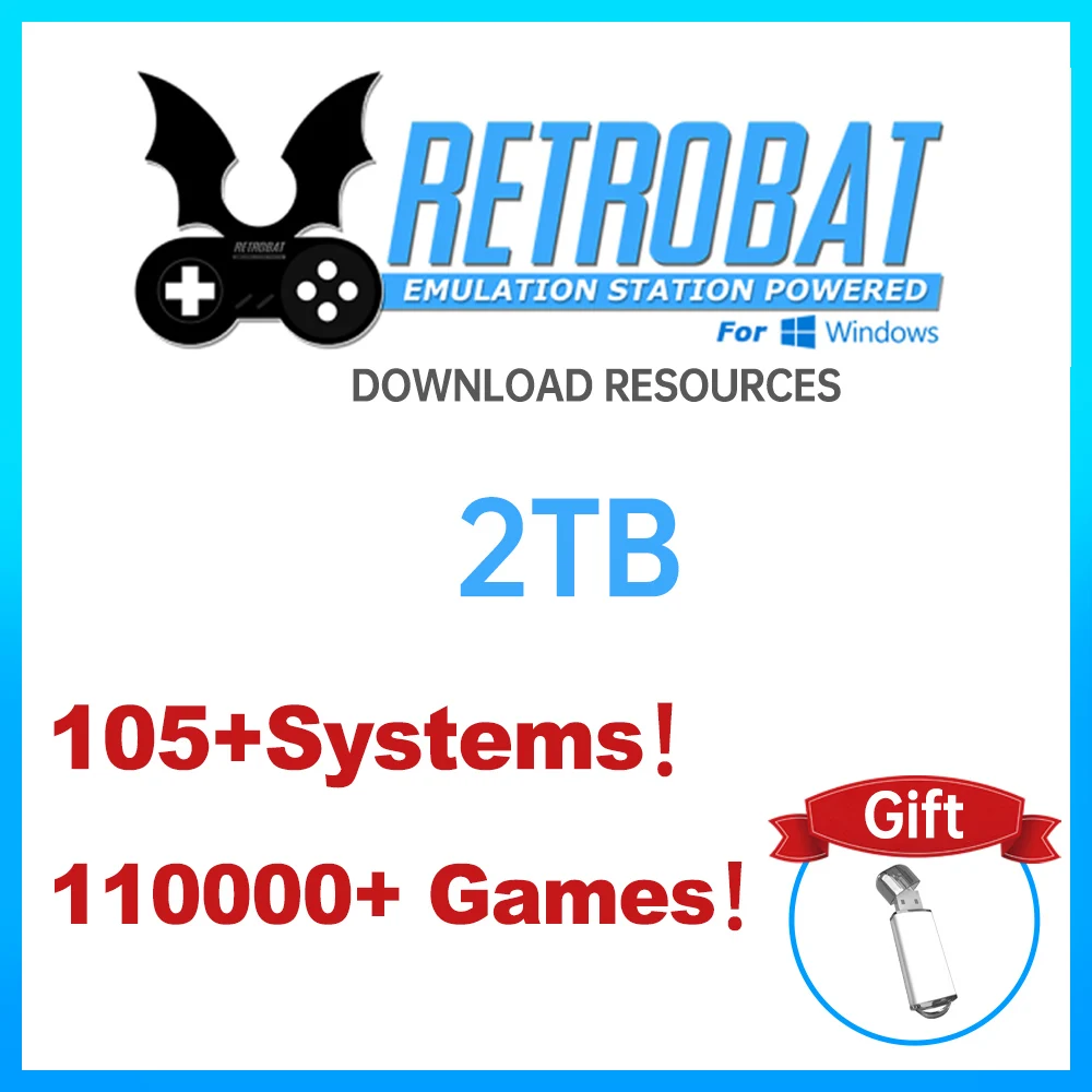 

Система Retrobat 105 + Эмулятор и коллекции и 100000 + игровых ресурсов для PS2/PSP/Wii/Sega Saturn/N64/XBOX/3DO/MAME 10000 + 3D-игры