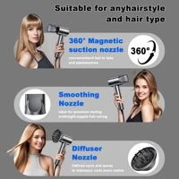 Speed 36m/s Super Hair Dryer Leafless Hairdryer Personal Hair Care Styling Negative Ion Tool Constant Anion Electric Hair Dryers 2