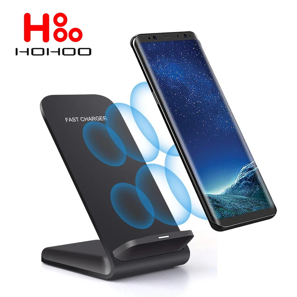 15W Wireless Charger Stand Pad for iPhone 15 14 13 12 Pro max Samsung Xiaomi Phone Chargers Induction Fast Charging Dock Station