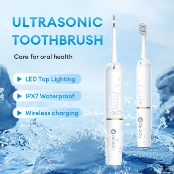Electric Toothbrush For Adults IPX7 Waterproof Wireless Charging 5 Cleaning Modes USB Rechargeable Intelligent Timing Protection 1