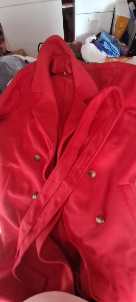 Double-Breasted Lapel Collar Overcoat