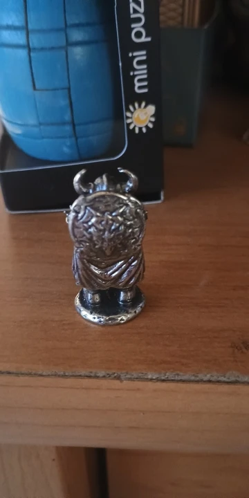 Viking Swordsman Miniature Figurine – Norse Warrior Desk Ornament