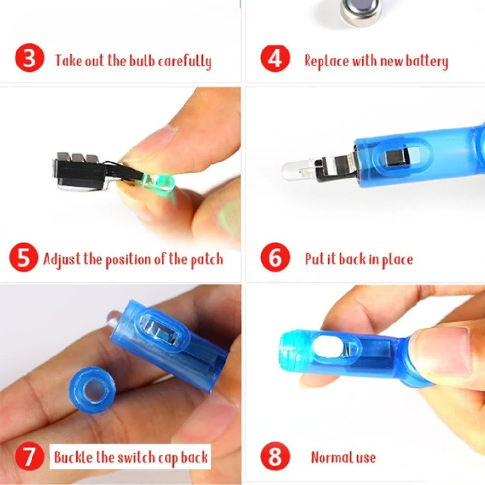STONEGO الإبداعية الإجهاد الإغاثة LED قلم حبر مضيء...