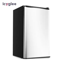 ICYGLEE 3.2 Cu.Ft Mini Fridge with Freezer Compact Refrigerator Mini Refrigerator Adjustable Thermostat for Bedroom Dorm Office 1