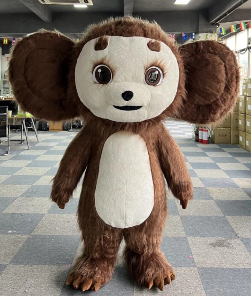 2m/2.6m Inflatable Monkey Costume Adult Blow Up Suit Walking Mascot for