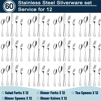 Stainless Steel Silverware Set 1