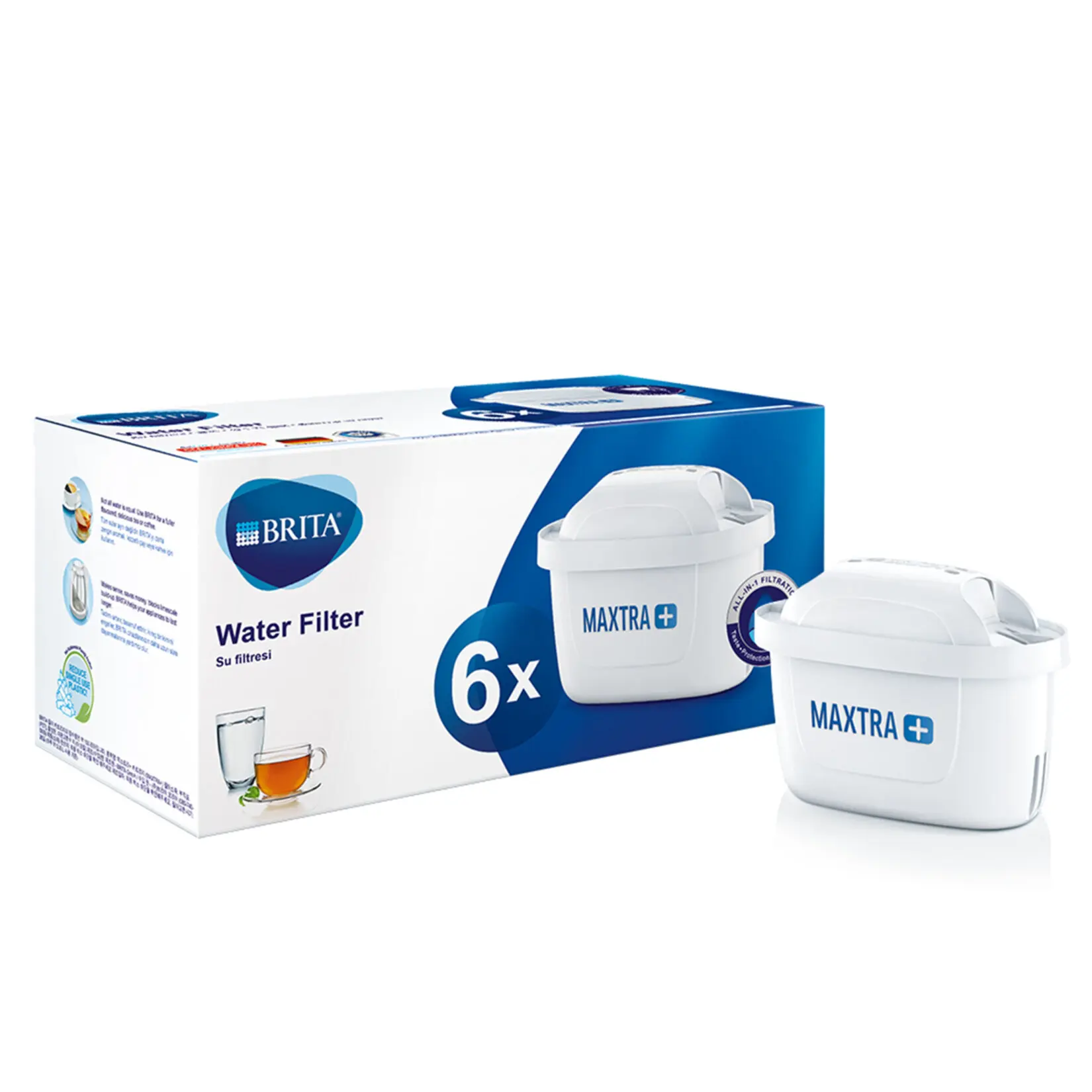 Filtro de agua de repuesto BRITA MAXTRA PLUS, compatible con todas las  jarras Brita, BRITA Maxtra