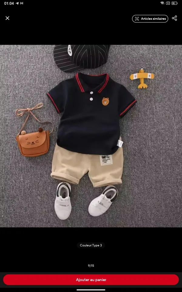 Boys Summer Fashion Suit 2PCS photo review