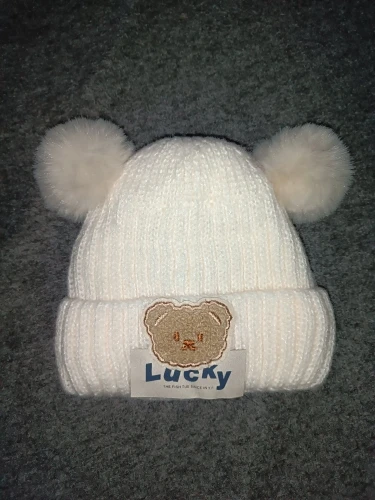Cute Bear Ear Protection Hat photo review