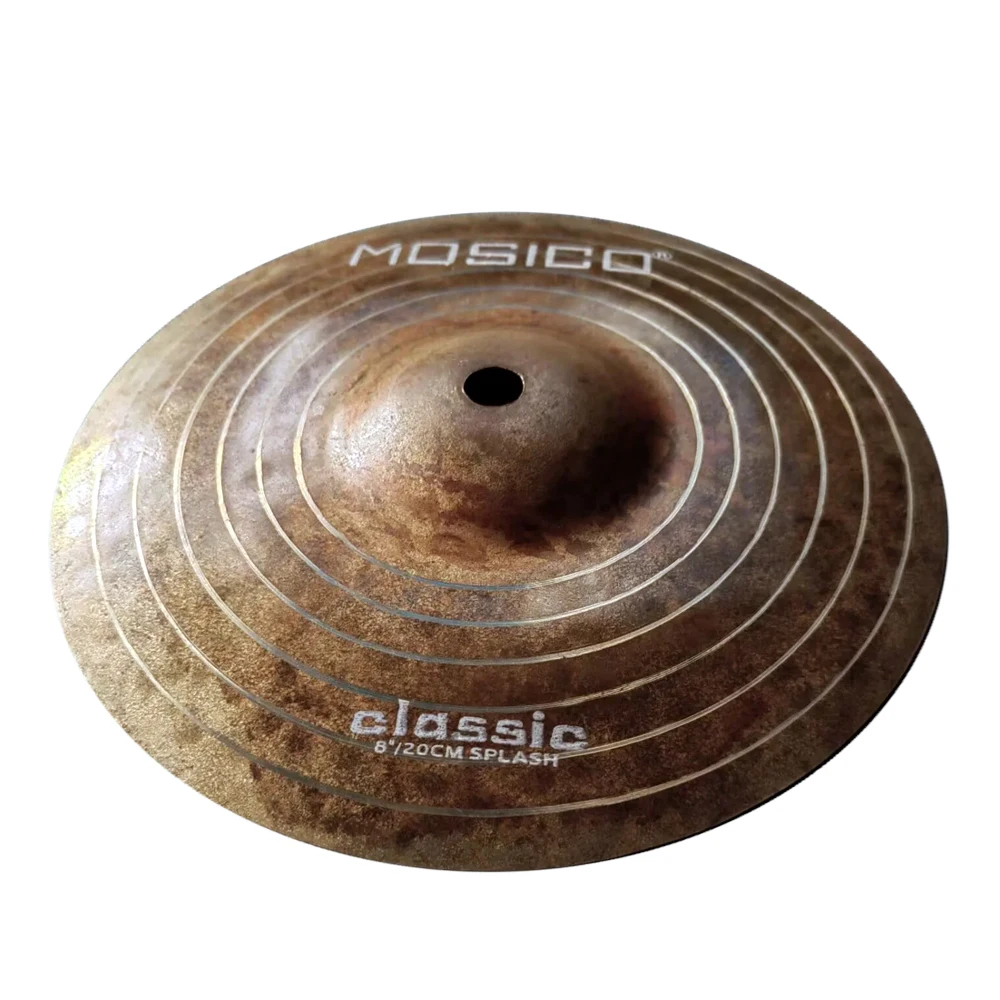 Mosico Splash Cymbal 6"/8"/9"10"/12" Classic Bronze Alloy Professional Drum Cymbal For Drummer