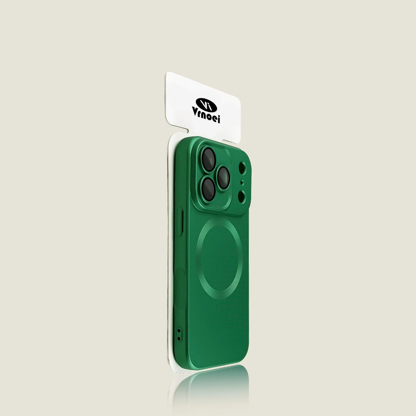 Luxury Matte Metallic Sheen Magnetic Phone Case with Lens Protector and Shockproof Cover