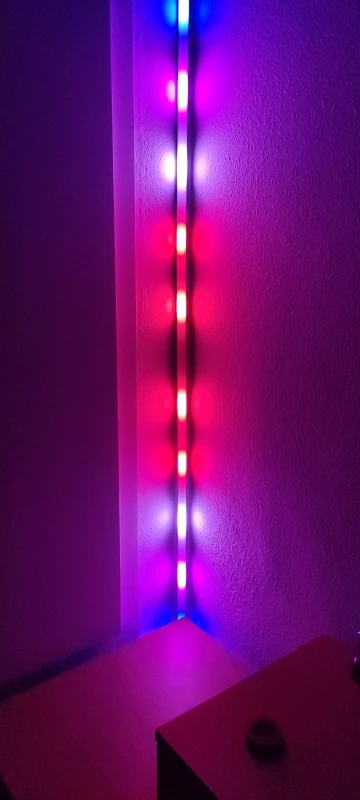 lampe de chevet Lampadaire d'angle sur pied Tuya Smart RGB LED, éclairage d'ambiance pour chambre à coucher, décoration salon nordique pour la maison lampadaire de salon luxe, lampadaire led sur pied, 150cm photo review